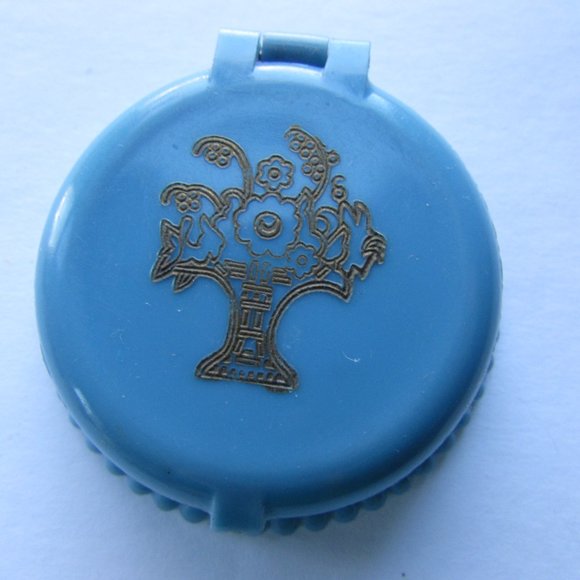 SALE Vintage Deco Style Cara Nome Rouge Compact - Picture 2 of 6